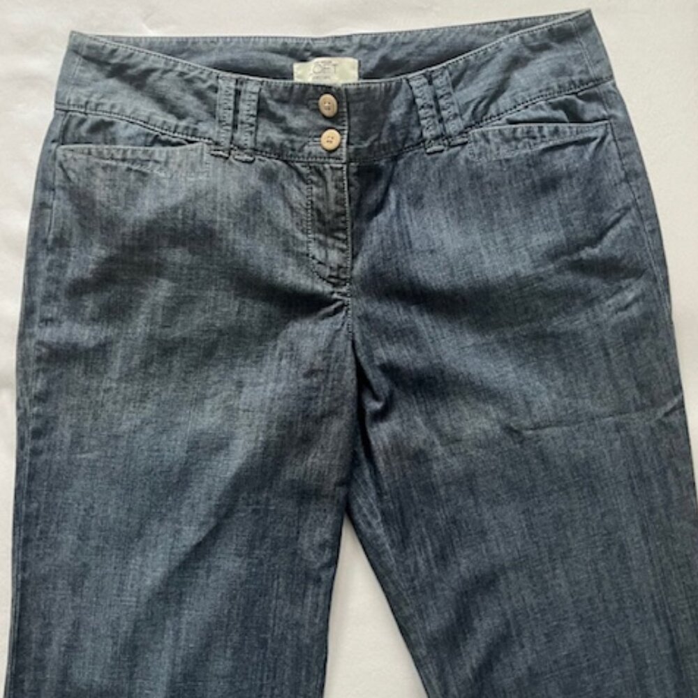 LOFT Lightweight Wide Leg  Jeans – NWT - Picture 2 of 6